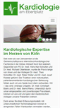 Mobile Screenshot of kardiologie-ebertplatz.de