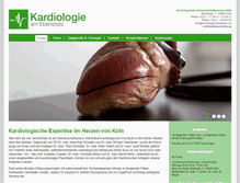 Tablet Screenshot of kardiologie-ebertplatz.de